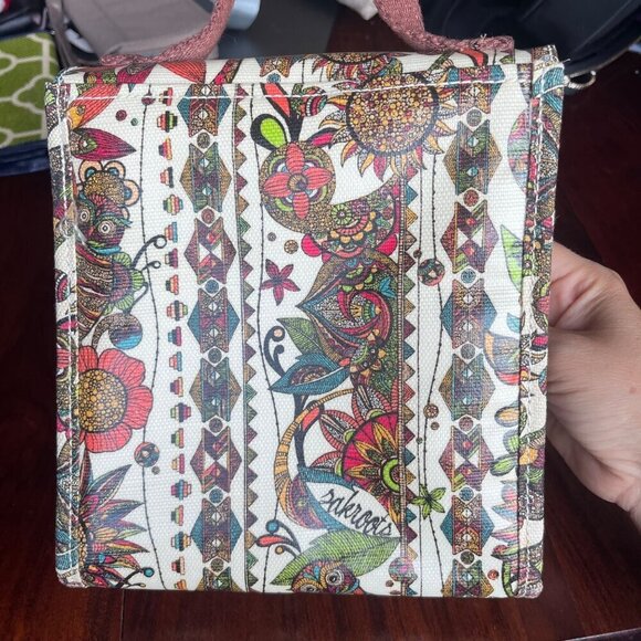 Sakroots Artist Circle Owl Print‎ Lunch Bag - Picture 2 of 7